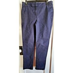 BODEN‎ women Chino style straight stretch woman Sz 10L navy blue